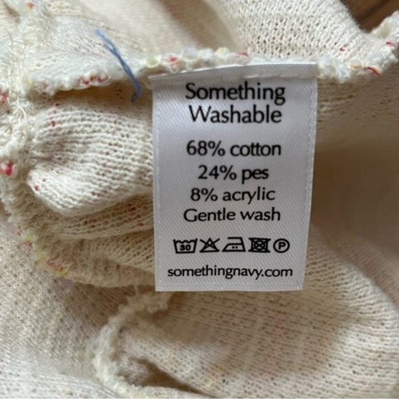 NWT Something Navy Ruffle Tiered‎ Long Sleeve Ruffle Mini Dress Women Size M - Picture 9 of 9